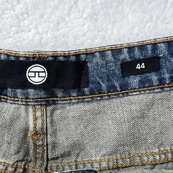 Jordan Craig Shredded Lager Men Shorts J3164SX Size 44 Blue Grunge Rock - Picture 3 of 16